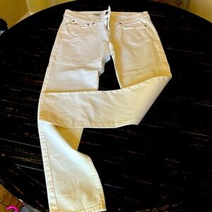 All white RALPH LAUREN JEANS SIZE 32